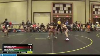 130 lbs Round 3 (6 Team) - Santino Danise, Bitetto Trained vs Trevor Cortright, Gorilla Grapplers