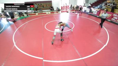 144 lbs Round 4 - Mateo Martinez, Live Oak Wrestling Club vs Julian Garcia, SoCal Bears
