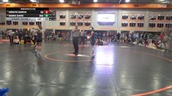 110 lbs Champ. Round 1 - Maria Davis, Benton Community vs Ashlyn Garcia, Cedar Rapids Jefferson