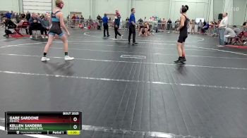 112 lbs Champ. Round 1 - Gabe Sardone, Fisheye vs Kellen Sanders, Higher Calling Wrestling