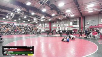 100 lbs Champ. Round 3 - Leah Lopez, San Marino vs Sienna Romero, Corona