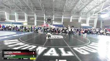 144v Champ. Round 3 - Matthew Martino, Bishop Kelly V vs Cason Smith, Snow Canyon V