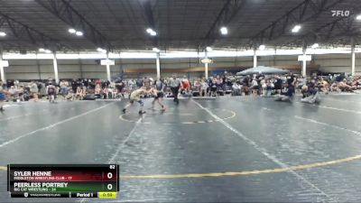 82 lbs Round 3 (4 Team) - Syler Henne, Middleton Wrestling Club vs Peerless Portrey, Big Cat Wrestling