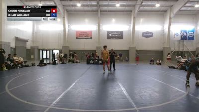 157 lbs Kyson Kroeger, California Silver vs Llijah Williams, Louisiana