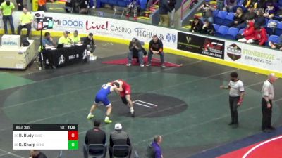 157 lbs Round Of 64 - Ryland Rudy, Susquenita vs Graedy Sharp, General McLane