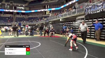 75 lbs Consi Of 8 #1 - Lincoln Haines, Gettysburg vs Masterfard Kelly, Bristol