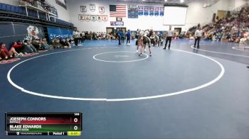 144 lbs 5th Place Match - Joeseph Connors, Buffalo vs Blake Edwards, Thunder Basin