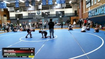 73-78 lbs Round 4 - Gavin Jensen, Davis Wrestling Club vs Ben Choate, Empire Battle School