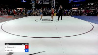 118 lbs Cons 32 #2 - Lillian Hulegaard, WA vs Maliyah Garcia, ID