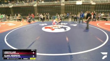 62 lbs 3rd Place Match - Jordyn Lane, Sheridan Wrestling Club vs Elaina Hendricks, Torrington Wrestling Club