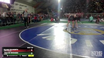 2A 195 lbs Semifinal - Trevor Rhoades, Melba vs Elijah Dilworth, Soda Springs