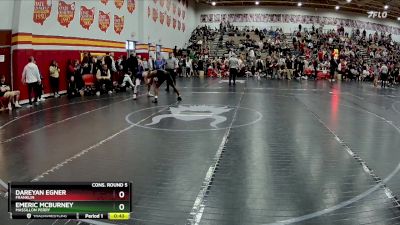 126 lbs Cons. Round 5 - Emeric McBurney, Massillon Perry vs Dareyan Egner, Franklin