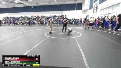 62 lbs Semifinal - Iliana Boggust, Yucaipa Thunder Wrestling Club vs Dean Eastham, 951 Wrestling Club