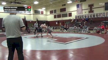 190 lbs Round 3 (4 Team) - Braylen Bieber, Independence vs Tristen Mulford, Hampton-Dumont-CAL