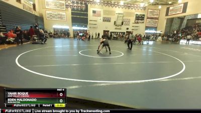 106 lbs Cons. Semi - Yahir Roque, East Valley (Yakima) vs Eden Maldonado, Burlington