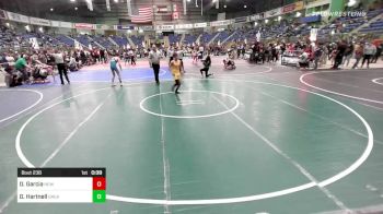 102 lbs Consi Of 8 #1 - Diego Garcia, New Mexico Bad Boyz vs Gage Hartnell, Great Falls HS