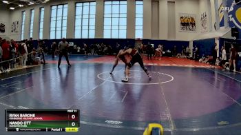 165 lbs Cons. Round 1 - Ryan Barone, Fishburne Military School vs Nando Ott, Hanover Park