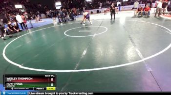 132 lbs Cons. Round 6 - Hoyt Hvass, Lewiston vs Wesley Thompson, Yelm