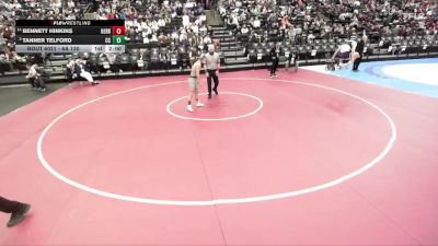 6A 120 lbs Champ. Round 1 - Tanner Telford, Corner Canyon vs Bennett Hinkins, Herriman