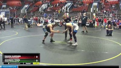 138 lbs Cons. Round 3 - Dominick Town, Otsego Destroyers WC vs Mason Gardner, Indian River Bulldogs