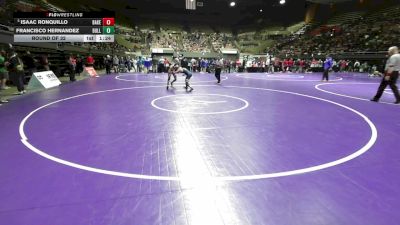 122 lbs Round Of 32 - Isaac Ronquillo, Bakersfield vs Francisco Hernandez, Bullard