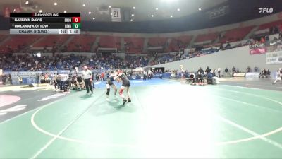 6A/5A Girls 120 Champ. Round 1 - Katelyn Davis, Southridge Girls vs Malakaya Ottow, Bend Girls