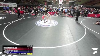 106 lbs Placement Matches (16 Team) - Josh Rodriguez, IEWA-GR vs Vincent Ramirez, MDWA-GR