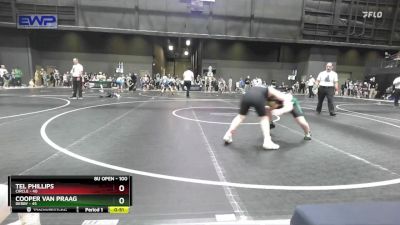 100 lbs Round 1 - Cooper Van Praag, Derby vs Tel Phillips, Circle