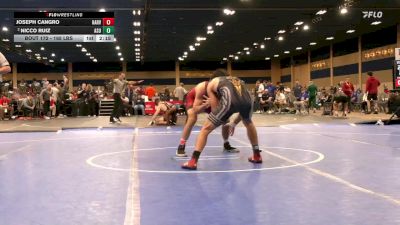 165 lbs Rd Of 16 - Joseph Cangro, Harvard vs Nicco Ruiz, Arizona State