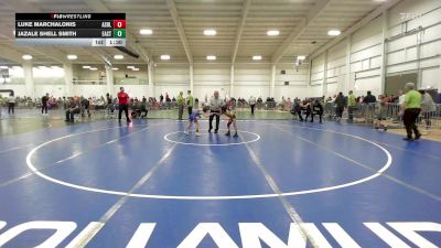 52 lbs Round Of 16 - Luke Marchalonis, Ashland vs Jazale Shell Smith, East Hartford