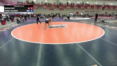 124 A Cons. Round 1 - Daelin Cody, Unattached vs Isabel Navarro, Menlo College