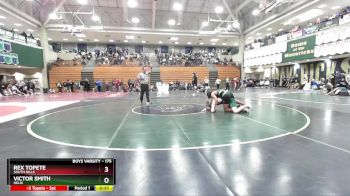 175 lbs Cons. Round 2 - Rex Topete, South Hills vs Victor Smith, Helix