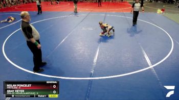 55 lbs Semis (4 Team) - Gray Meyer, STMA (St. Michael/Albertville) vs Nolan Poncelet, Pine Island