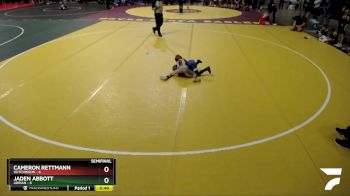 55 lbs Semis (4 Team) - Jaden Abbott, Adrian vs Cameron Rettmann, Hutchinson