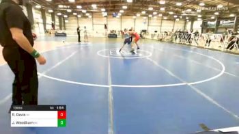 138 lbs 5th Place - Reese Davis, OK vs Jacob Woodburn, NC