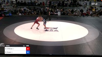 132 lbs Rnd Of 128 - Dylan O'Brian, Connecticut vs Breyden Buee, North Dakota