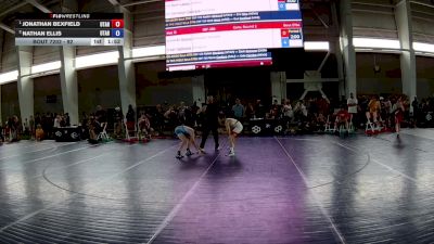 92 lbs 1st Place Match - Jonathan Bexfield, Utah vs Nathan Ellis, Utah