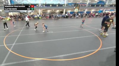 65 lbs Quarterfinal - Remington Pierzynowski, Unattached vs Clayten White, Unattached