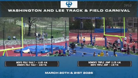 Replay: Field  - 2026 W&L Outdoor T&F Carnival | Mar 21 @ 11 AM