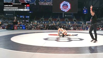 126 lbs Cons. Sub-rd Of 64 - James Bilby, Kansas vs Connor Bagdonas, Ohio