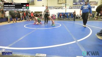 150 lbs Rr Rnd 2 - Kenzie Church, Skiatook Youth Wrestling vs Daisie Bledsoe, Woodland Wrestling Club