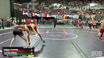 Champ. Round 1 - Hunter Grieve, Lincoln County (Eureka) vs Makiya Plummer, Glasgow