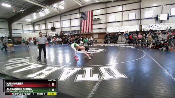 78 lbs Cons. Round 1 - Kash Huber, Uintah vs Alexander Serna, Payson Lions Wrestling Club