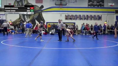 132 lbs Cons. Round 1 - Dane Owen, Anamosa vs Jorden Rawson, North Linn