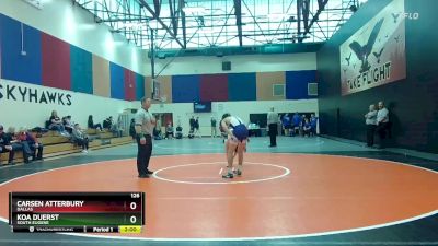 126 lbs Quarterfinal - Carsen Atterbury, Dallas vs Koa Duerst, South Eugene