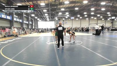100 lbs Consi Of 32 #1 - Khyla Lipumano, AZ vs Jaylee Long, GA