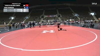 131 lbs 3rd Place Match - Jania Dunigan, Schreiner University vs Evelyn Holmes-Smith, Emmanuel Unattached