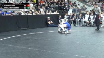 144 lbs Quarterfinal - Jordan Dusenberry, Wilton vs Jaxon Gordon, Riverside, Oakland