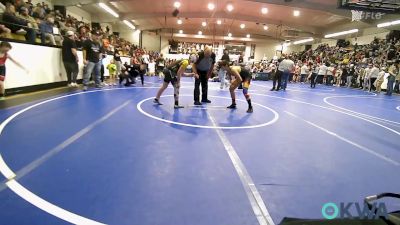 110 lbs Quarterfinal - Caleb Fogleman, Heat vs John Deboer IV, Black Fox Wrestling Club