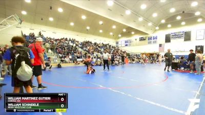 175 lbs Champ. Round 3 - William Martinez Gutierrez, Corona 100 vs William Schindele, Reign Wrestling Club